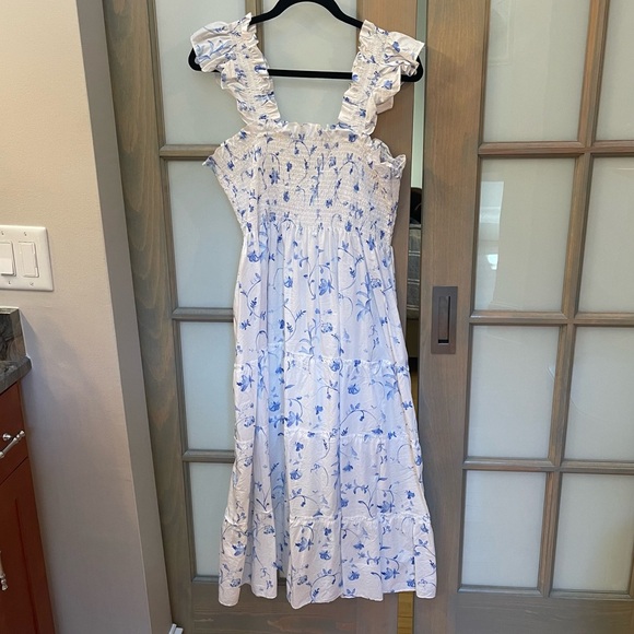 Ellie Nap Dress - Hill House - XXL - Blue Trellis - Picture 8 of 8